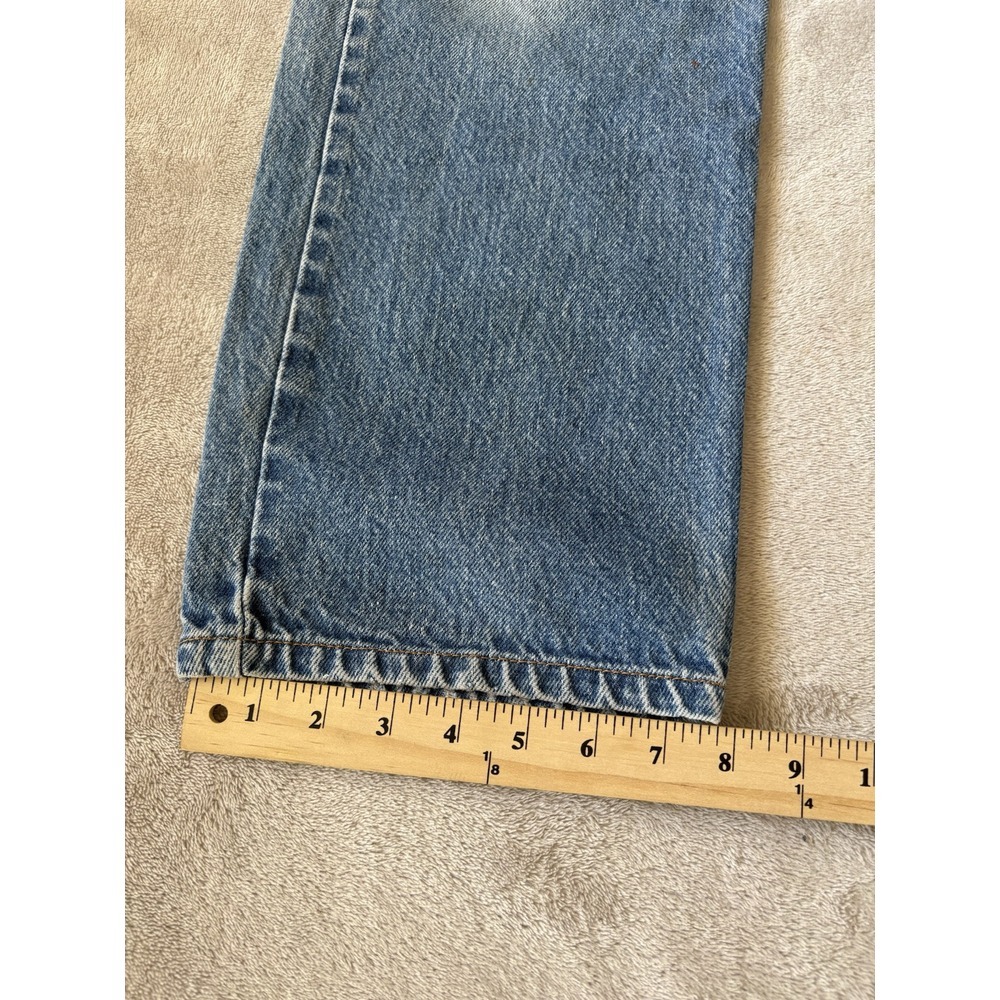 Vintage‎ Levis 505 Men's 36x30 Orange Tab Jeans Regular Straight - Picture 6 of 10